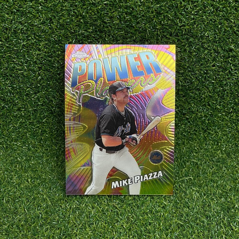 2000 Topps Chrome Power Players Mike Piazza #P14 New York Mets